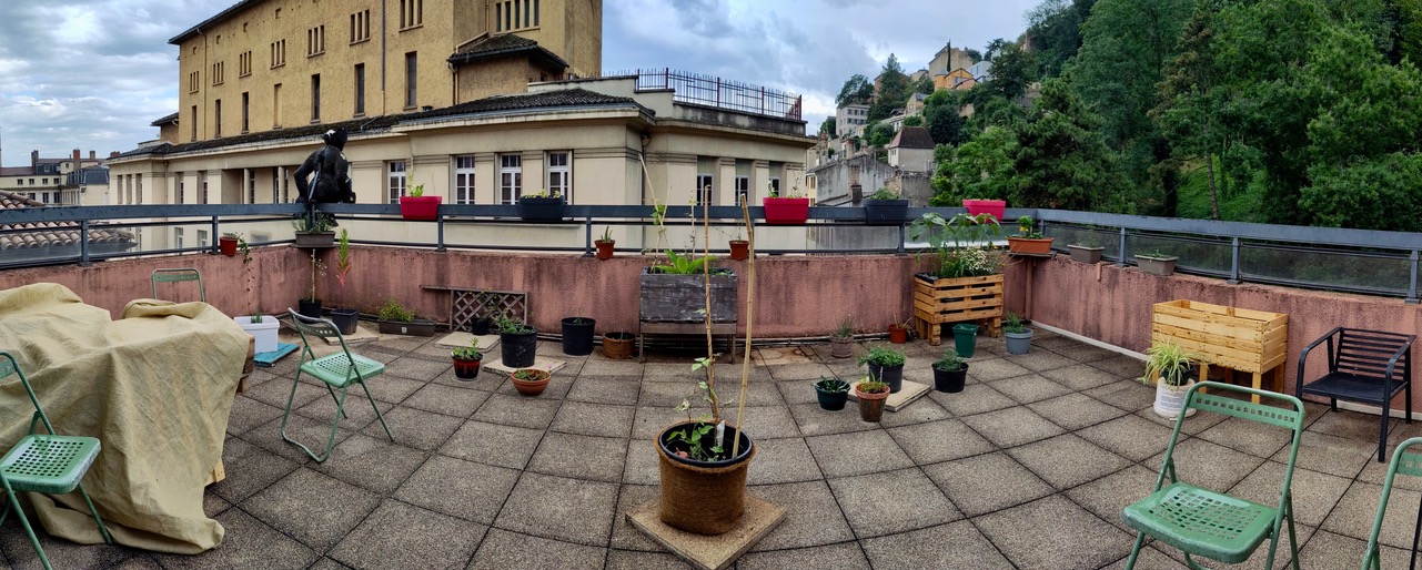 Toit-terrasse de la MJC Vieux-Lyon